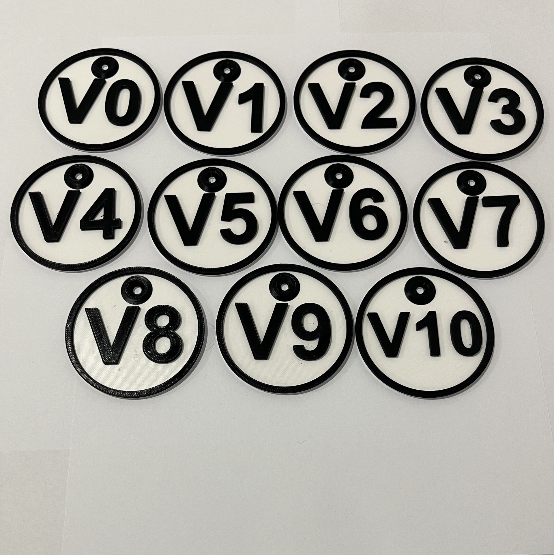 Boulder Grade Tags